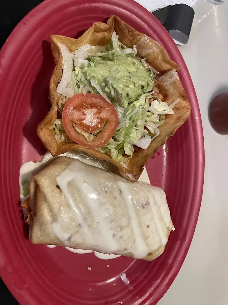 Shrimp Chimichanga Dinner